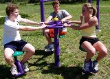 Outdoor Fitness Course Sitting Rotator